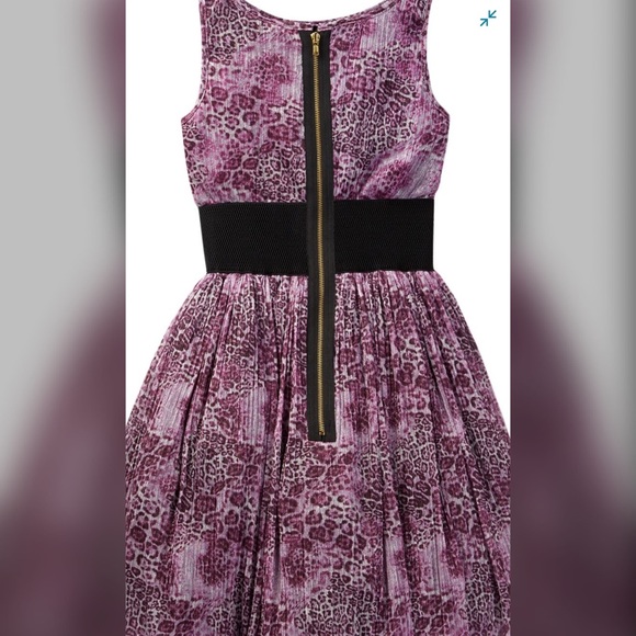 Girls Leopard Print Dress 12 - Picture 6 of 6